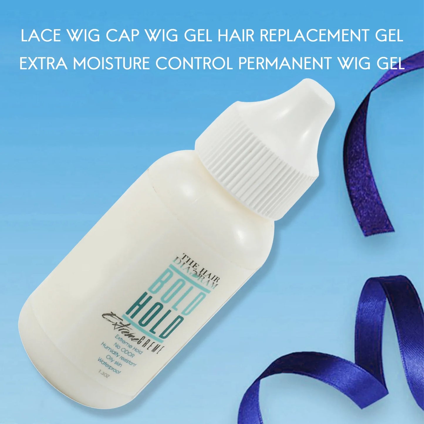 ACCESSORIES Lace Wig Cap Toupee Adhesive Glue Hair Replacement Adhesive Extra Moisture Control Lasting Wig Glue for Wigs 38ML