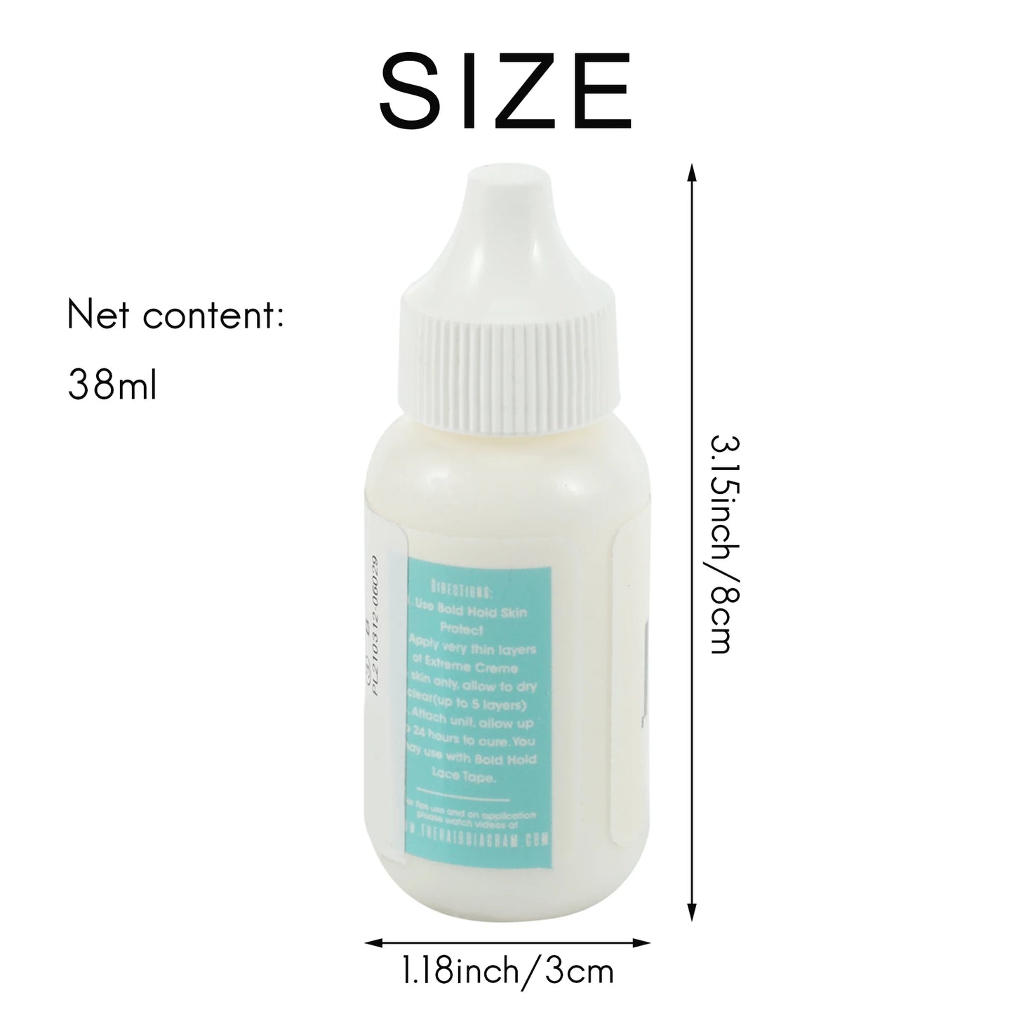 ACCESSORIES Lace Wig Cap Toupee Adhesive Glue Hair Replacement Adhesive Extra Moisture Control Lasting Wig Glue for Wigs 38ML