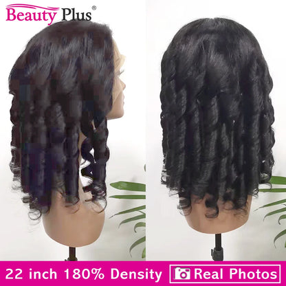 Lace wigs Bouncy Romance Egg Curly Wigs for Women Human Hair HD Transparent Lace Front Human Hair Wigs Remy Brazilian Hair Wig Pre Plucked