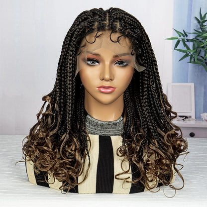 Braids SENSE Box Braided Wigs Lace Front Synthetic Braids Wigs Syntehtic Hair for Women Lace Front Box Braided Wigs