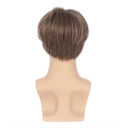 MEN'S SENSE BEAUTY HAIRJOY Short Straight Synthetic Hair Side Part Wigs for Men Halloween Wig