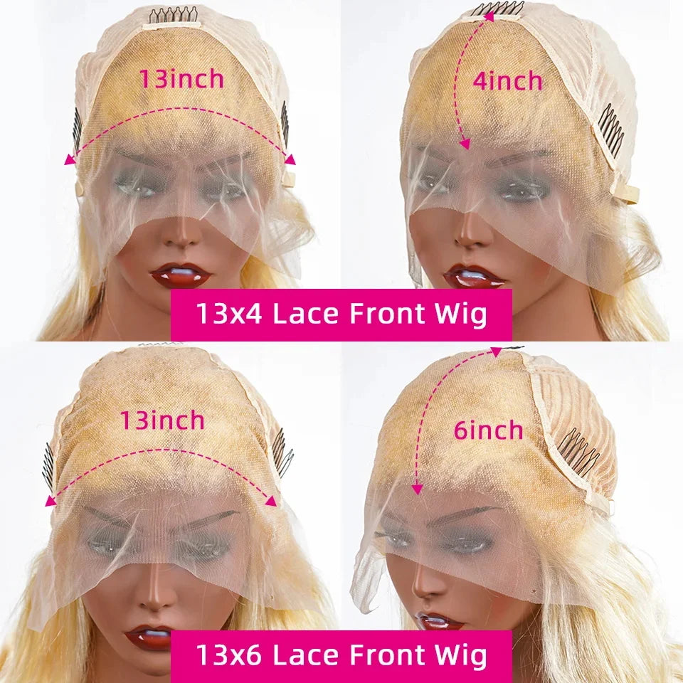 Short SENSE 13x4  613 Blonde BOB Ombre Lace Fornt Wig Short Straight Bob Braizilian Human Hair Wigs  Transparent Lace Frontal Wig Preplucked