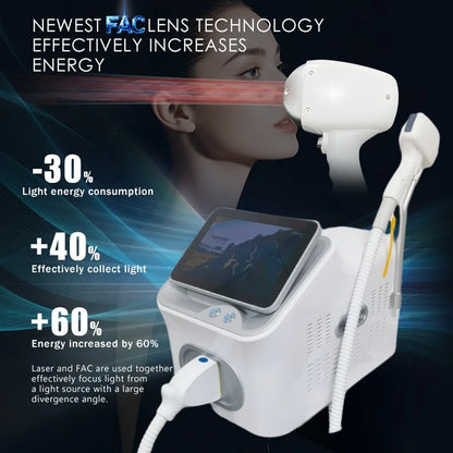 Sale 2026 4000W Soprano Diode Ice Titanium Laser Hair Removal Machine with 4 Wavelengths Alexandrite Hair Removal Device