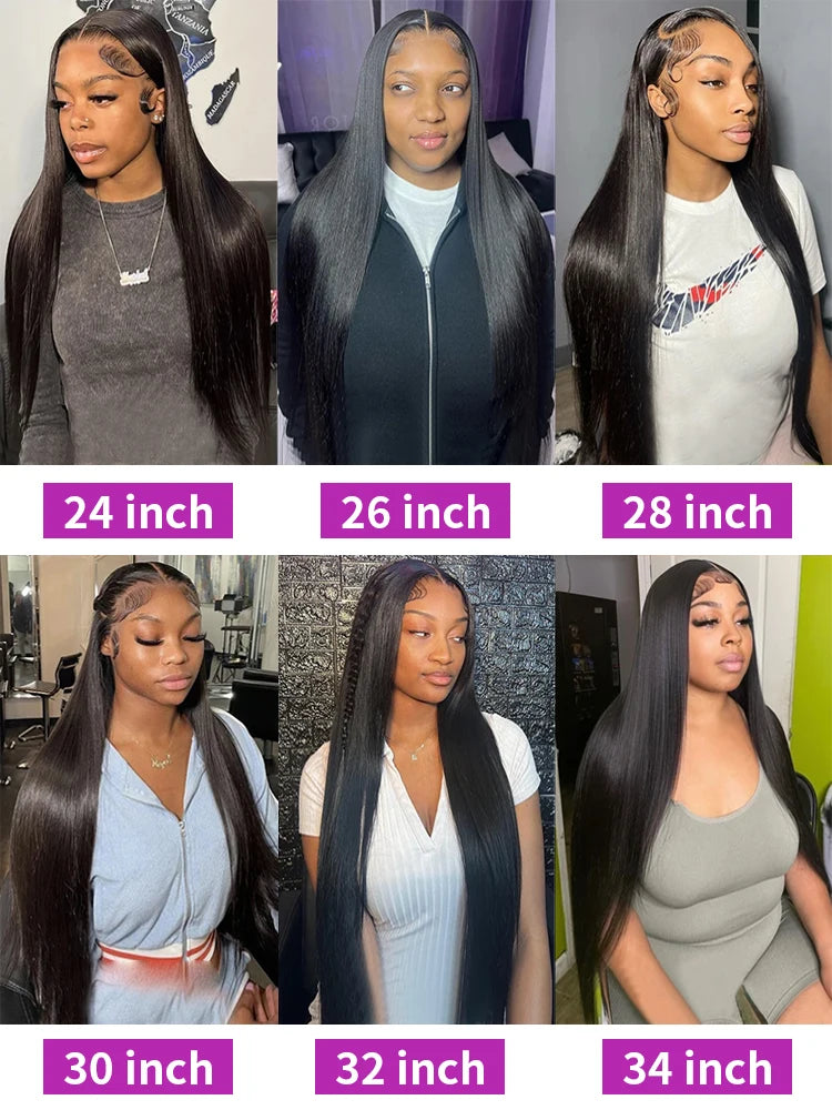 Lace wigs  30 40 Inch Bone Straight Human Hair Lace Frontal Wigs Brazilian 13x4 13x6 Hd Lace Front Human Hair Wigs For Women Local delivery