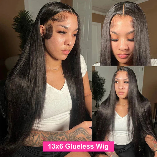 Lace wigs 250 Density Straight 7x5 13x6 HD Wear And Go Glueless Human Hair Wig Remy Pre Plucked Brazilian 13x4 HD Glueless Human Hair Wigs